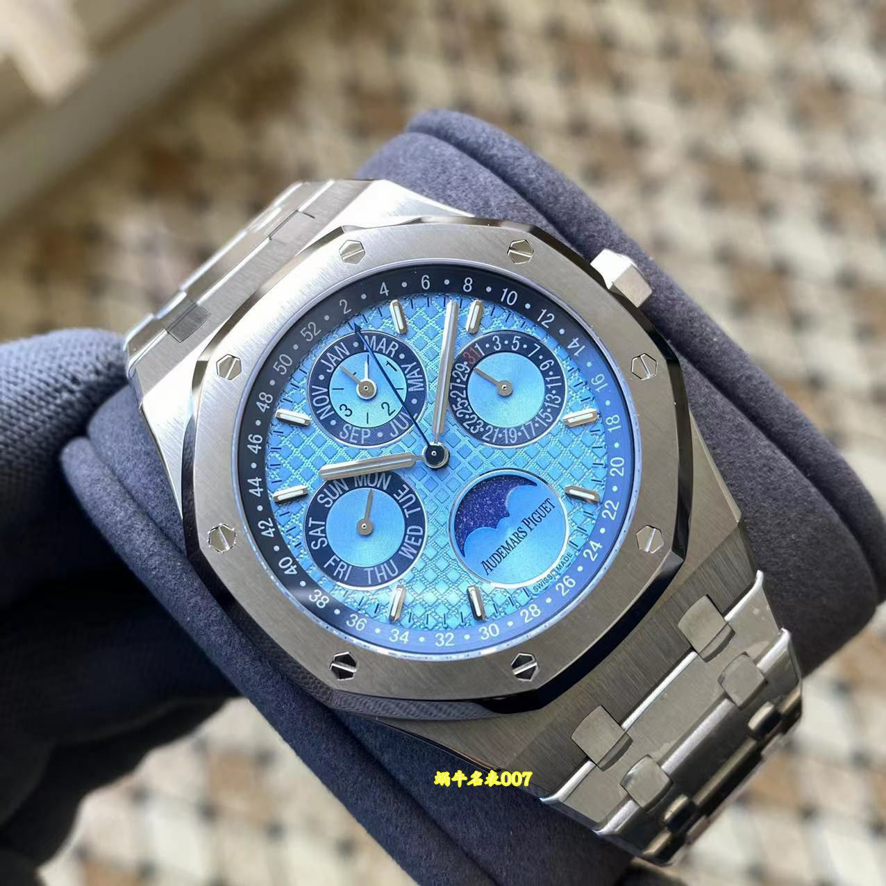 APS Audemars Piguet Royal Oak  series  Perpetual calendar 26574PT.OO.1220PT.01 watches  / AP330