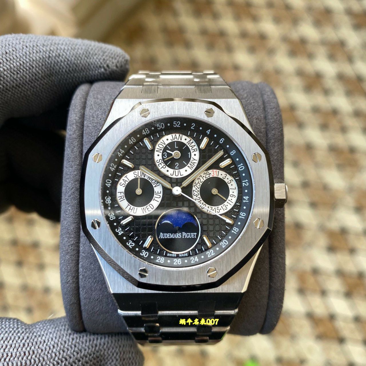 APS Factory Audemars Piguet Royal Oak  series  Perpetual calendar 26574BC.GG.1224BC.01 watches  / AP352