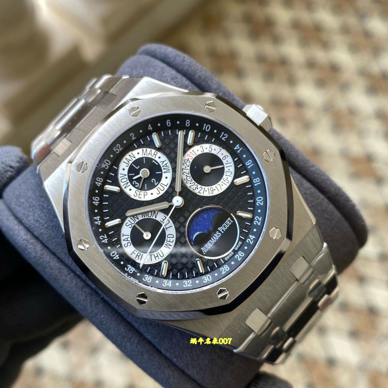 APS Factory Audemars Piguet Royal Oak  series  Perpetual calendar 26574BC.GG.1224BC.01 watches  / AP352