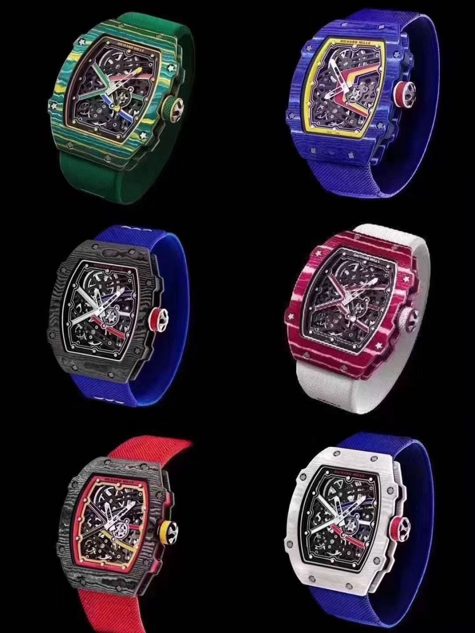  RICHARD MILLE   men  series RM 67-02TOP replica imitation  watch / RM6702