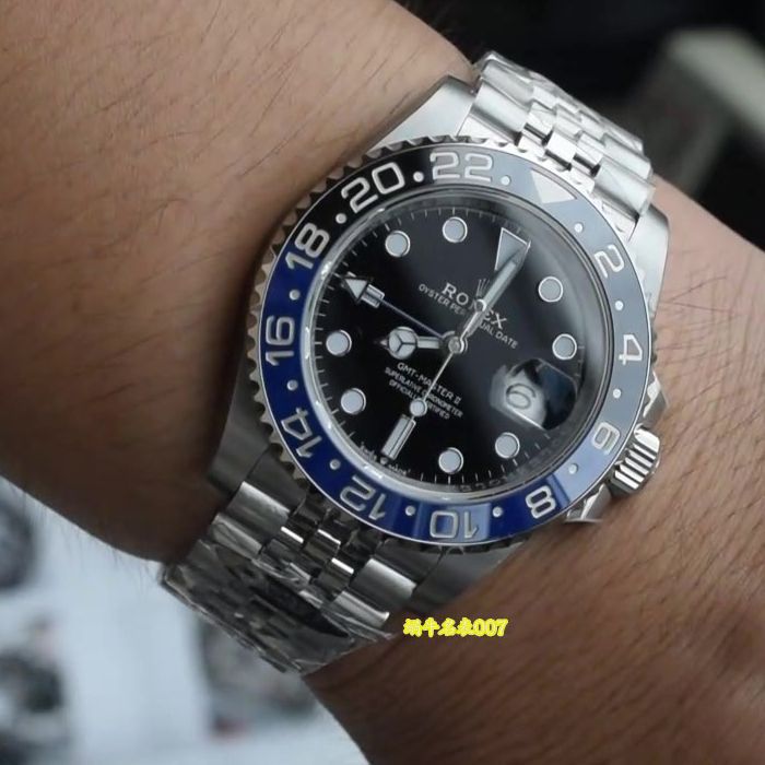  Video review C Factory Clean Rolex GMT-Master  Inter Milan Circle m126710blnr-0002 replica  watch