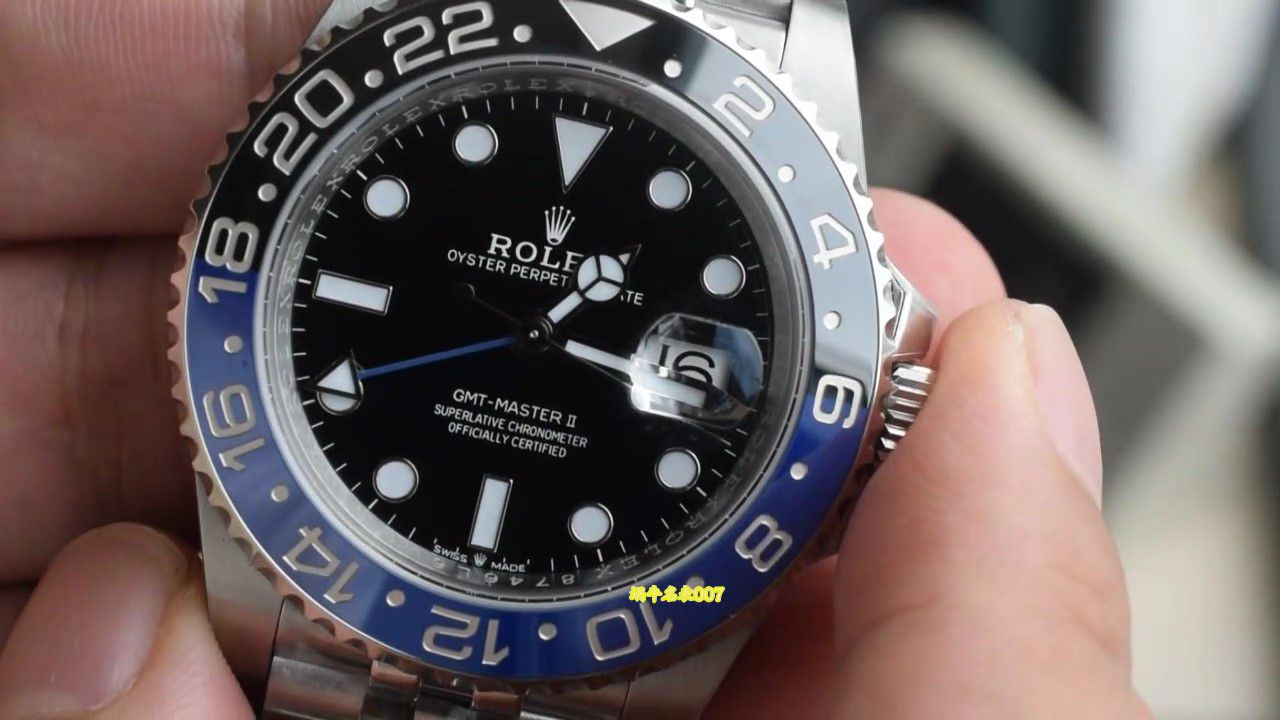  Video review C Factory Clean Rolex GMT-Master  Inter Milan Circle m126710blnr-0002 replica  watch / R996