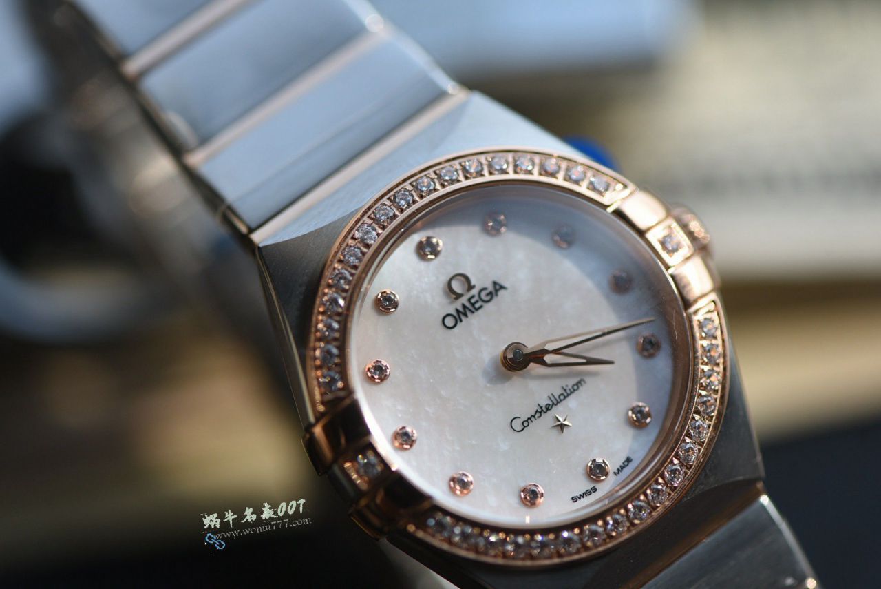  Video review AS Latest Omega  quartz movement   Women  watches  constellation  series 28mm / VS831