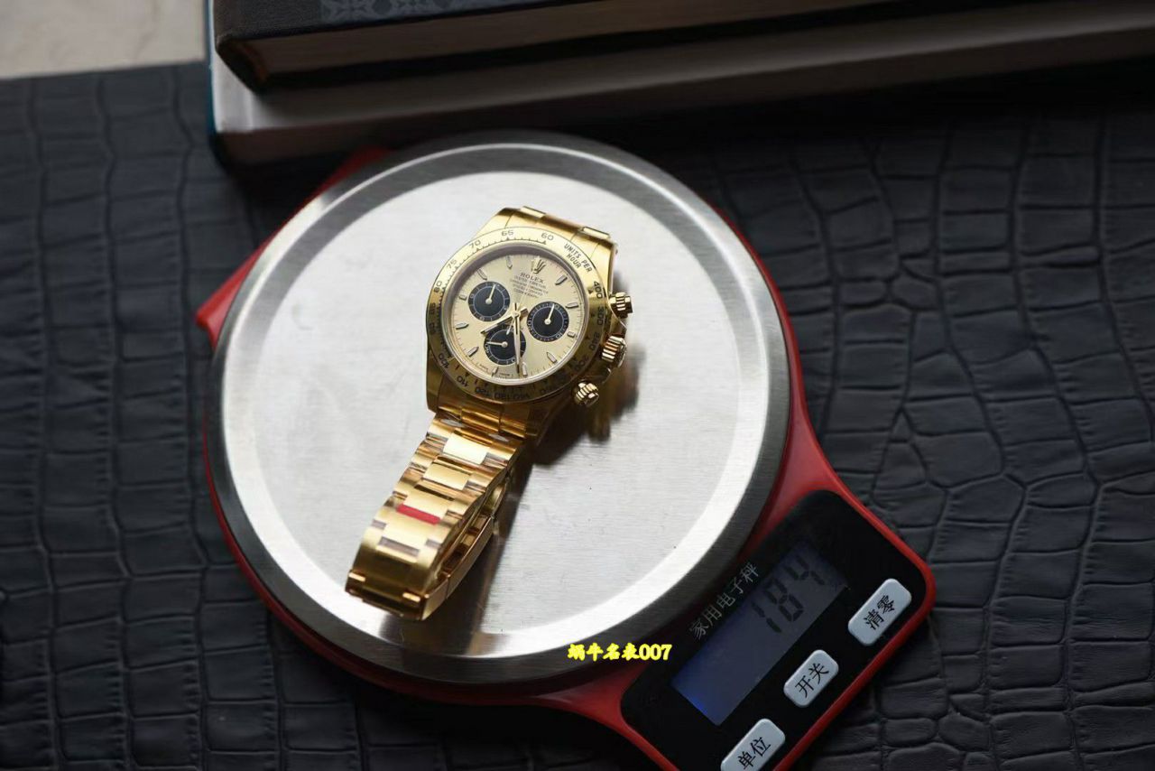  Video review VS Rolex Daytona  super  Matching weight version  Golden Panda Eyes m126508-0004 watches  / R998