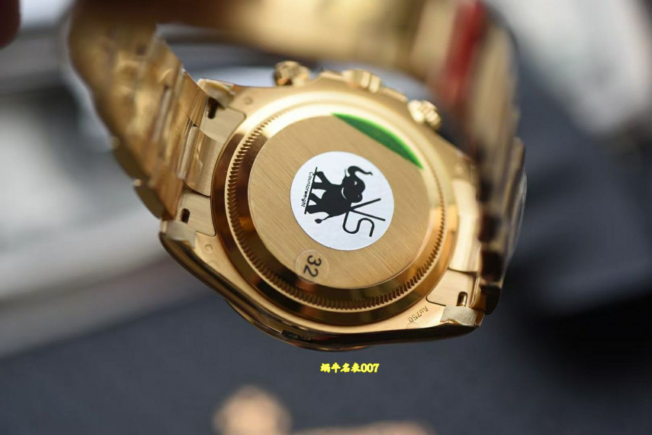  Video review VS Rolex Daytona  super  Matching weight version  Golden Panda Eyes m126508-0004 watches  / R998