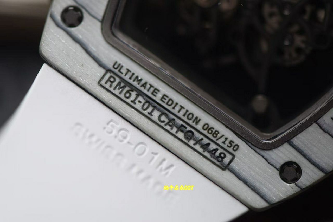  Video review  Ultra-high-end  Customized  Version Richard MillerRichard  Miller RM061 RM 61-01 VAUCHER  movement  / RM 61-01VAD