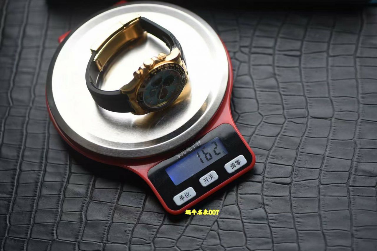  Video review  Matching weight version 162g Rolex Daytona  series M126518LN-0014 watches  / R992