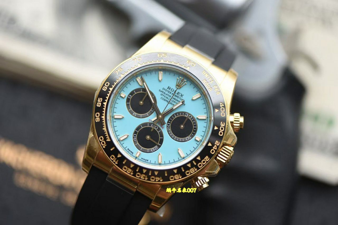  Video review  Matching weight version 162g Rolex Daytona  series M126518LN-0014 watches  / R992
