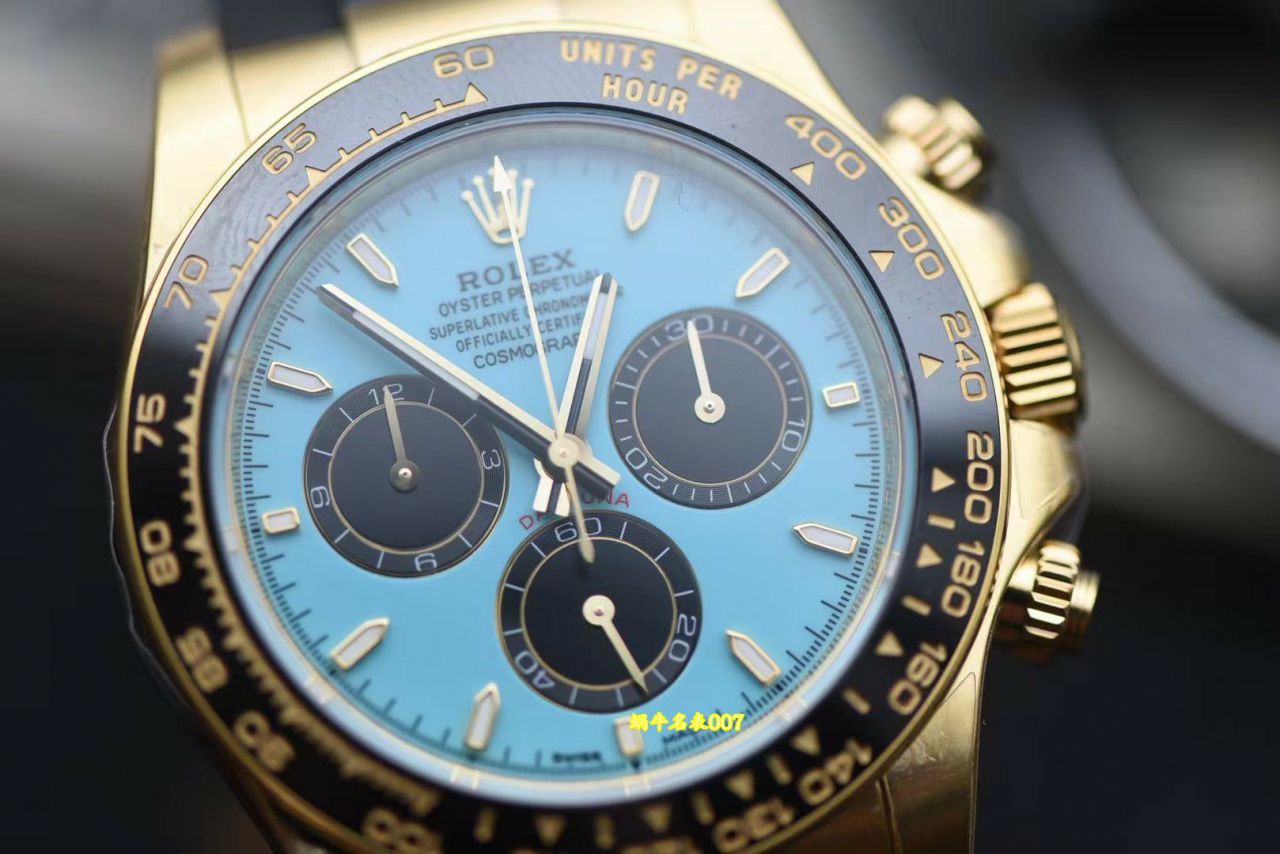  Video review  Matching weight version 162g Rolex Daytona  series M126518LN-0014 watches  / R992