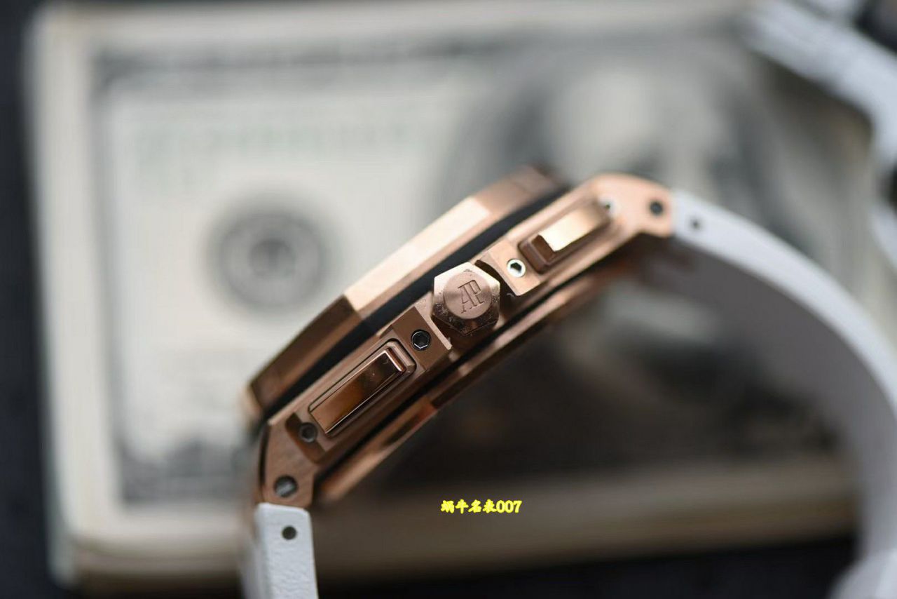  Video review Audemars Piguet Royal Oak  Offshore  series 26408OR.OO.A010CA.01 replica  watches  / AP355