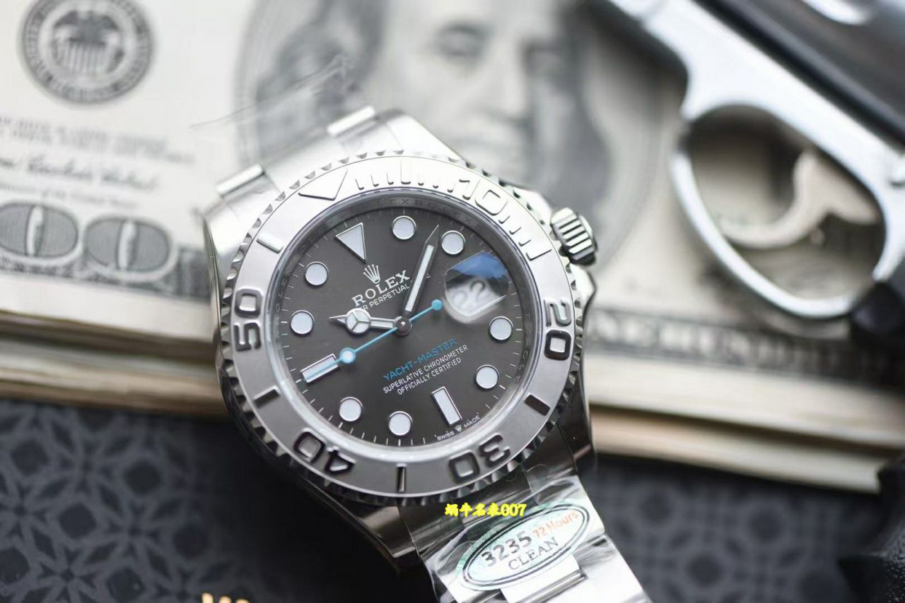  Video review clean Factory  Gray  Yacht-Master Rolex Yacht-Master  series m126622-0001 replica  watches  / R1000