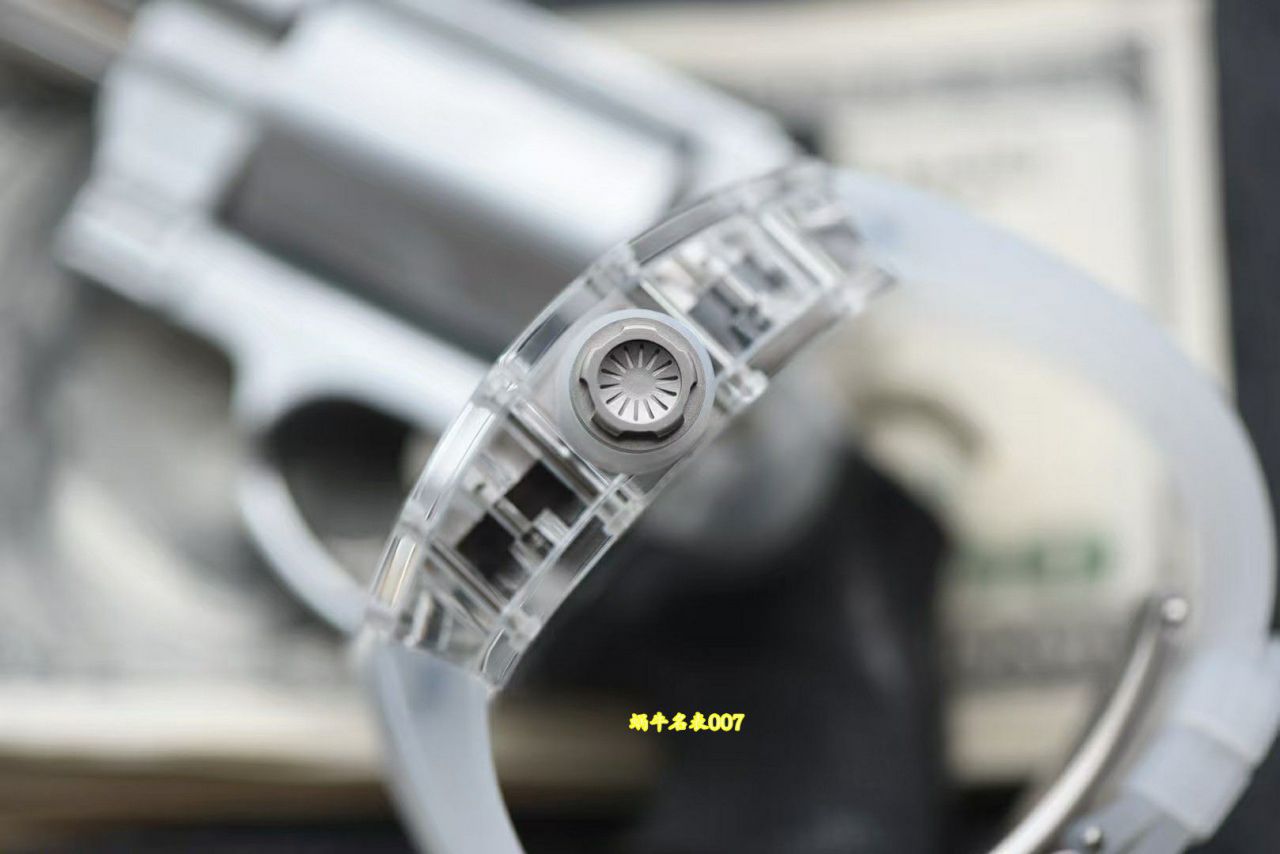  Video review sonic Produced Richard Miller Transparent crystal case RM055 watches  / sonic RM055V