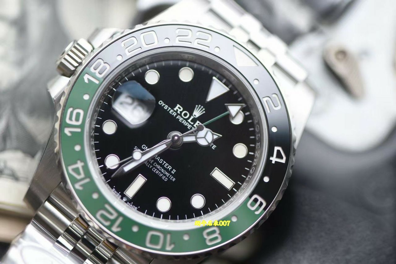  Video review clean Factory Rolex GMT-Master m126720vtnr-0002 Left-handed Sprite Circle  watch / R993