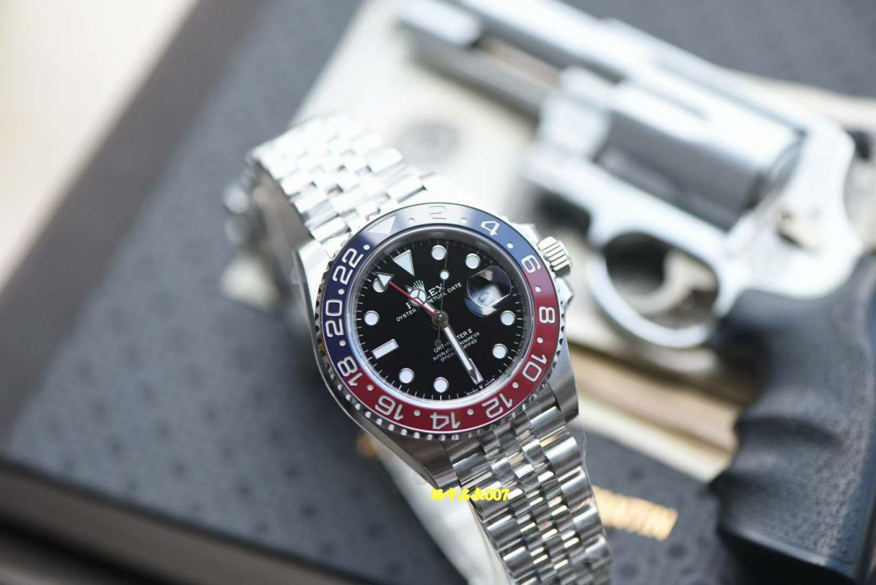 vs Rolex  GMT-Master  super   Cola Circle  m126710blro-0001 Perfect v3 Version Red and Blue  ceramics circle  / R1001