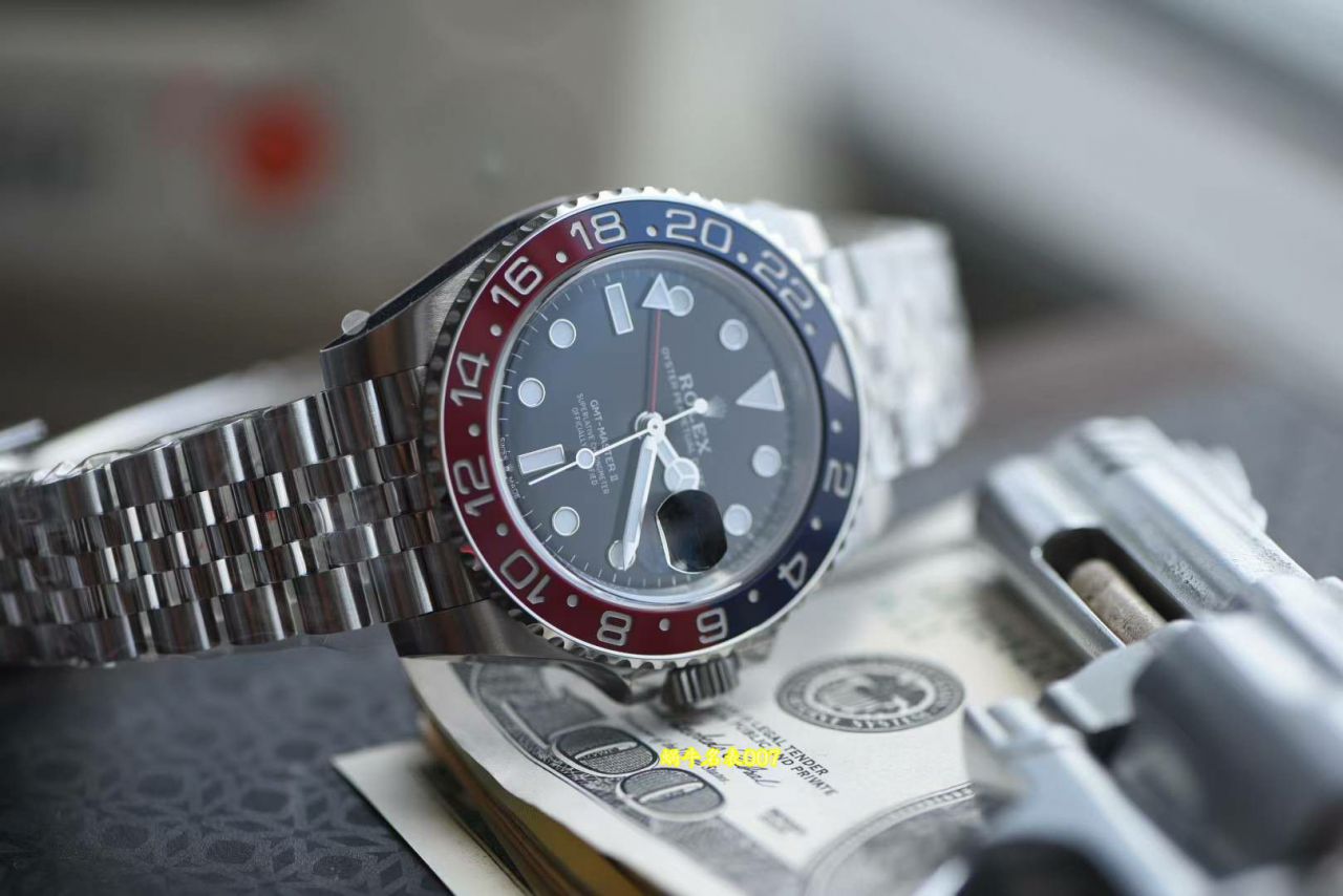 vs Rolex  GMT-Master  super   Cola Circle  m126710blro-0001 Perfect v3 Version Red and Blue  ceramics circle  / R1001