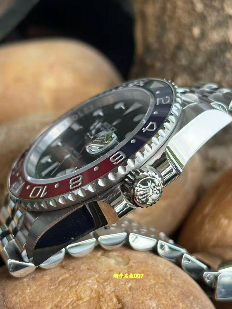 vs Rolex  GMT-Master  super   Cola Circle  m126710blro-0001 Perfect v3 Version Red and Blue  ceramics circle  / R1001