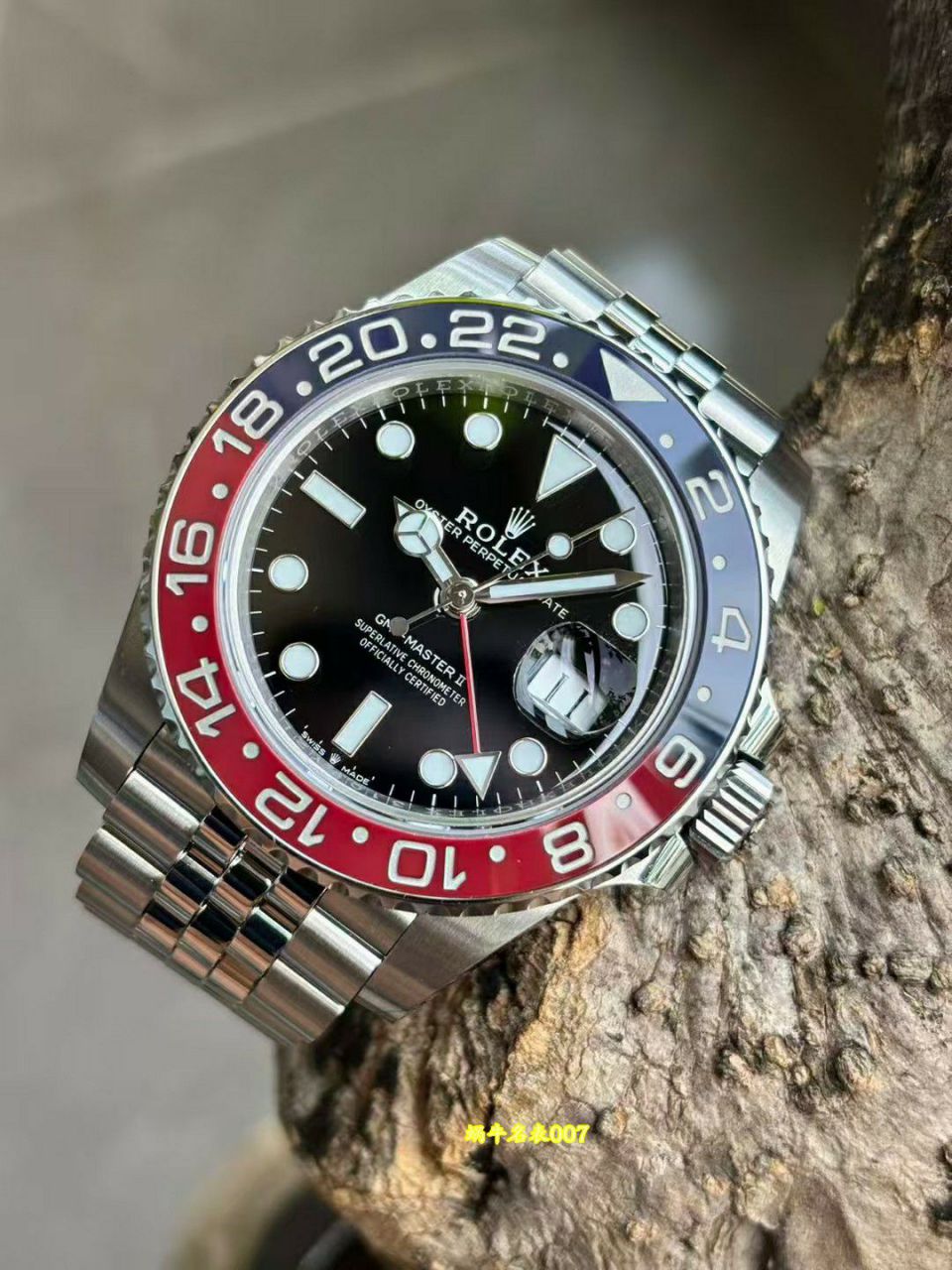 vs Rolex  GMT-Master  super   Cola Circle  m126710blro-0001 Perfect v3 Version Red and Blue  ceramics circle  / R1001
