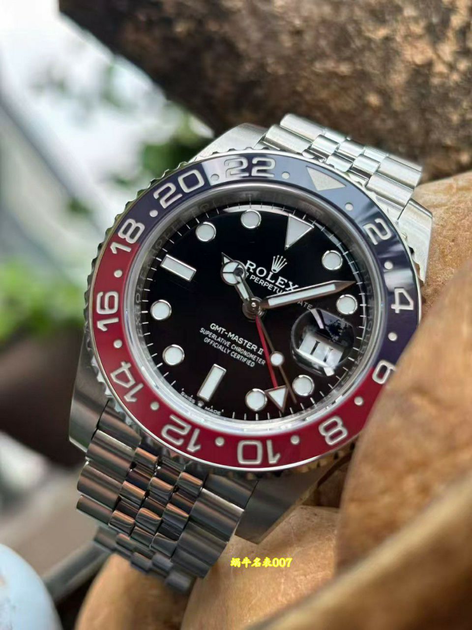 vs Rolex  GMT-Master  super   Cola Circle  m126710blro-0001 Perfect v3 Version Red and Blue  ceramics circle  / R1001