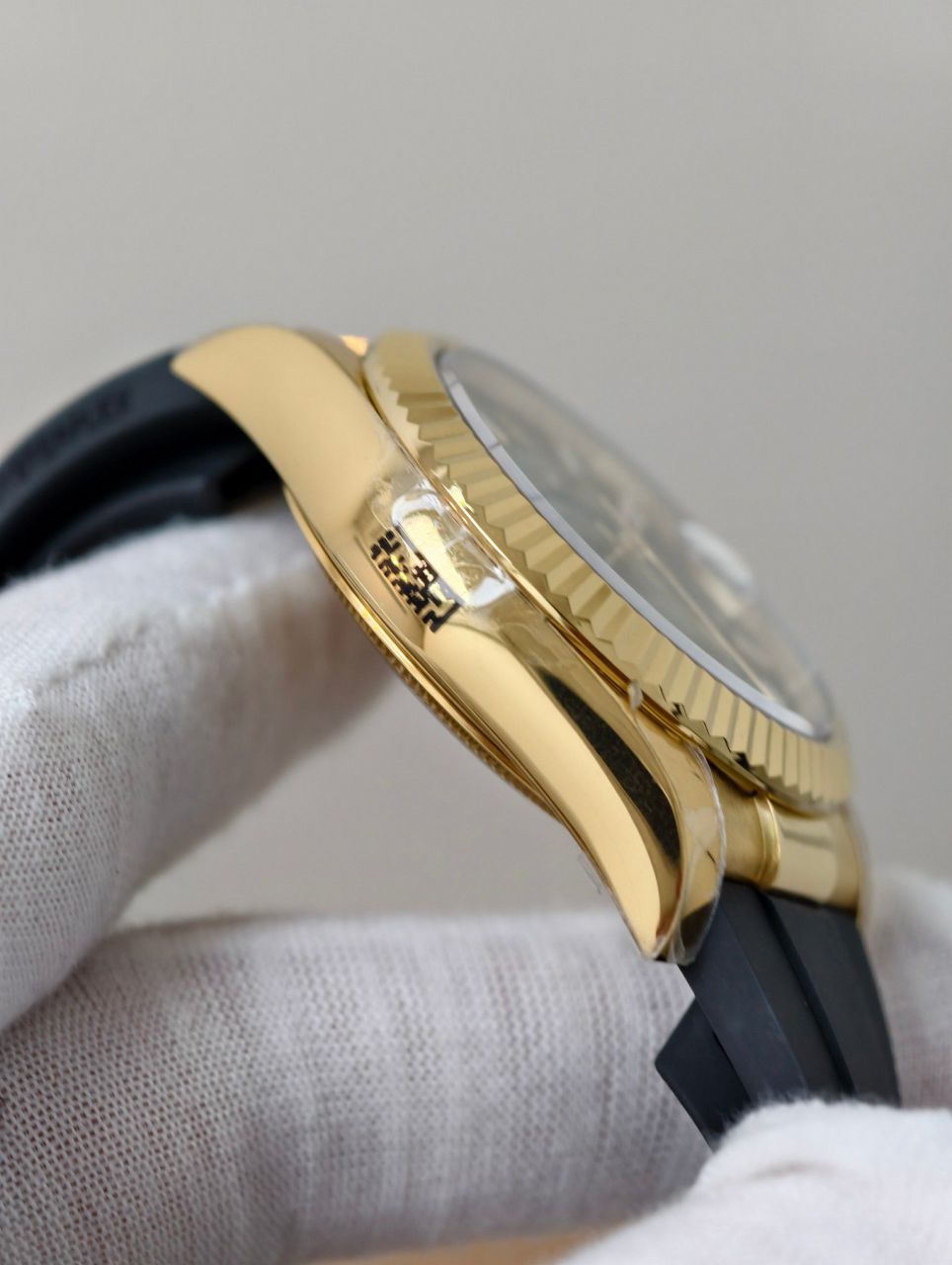 ZF Skywalker ROLEXRolexSky-Dweller  Matching weight version  Rose gold green face small quantity arrival  / R997