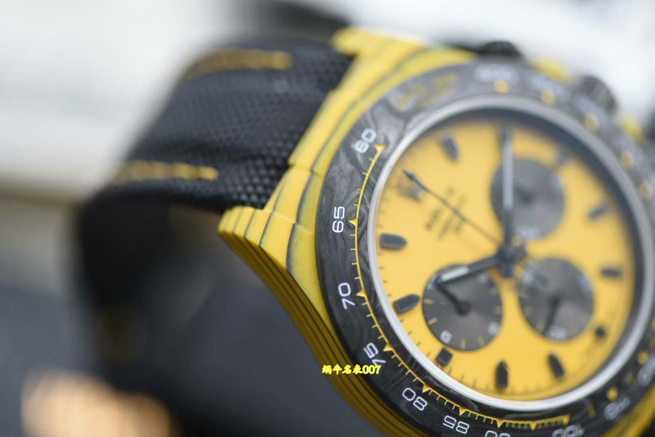 N Factory  industry Highest Version Diw  Customized version TOP replica ROLEX  Daytona  complete carbon fiber case  watches  / R1002