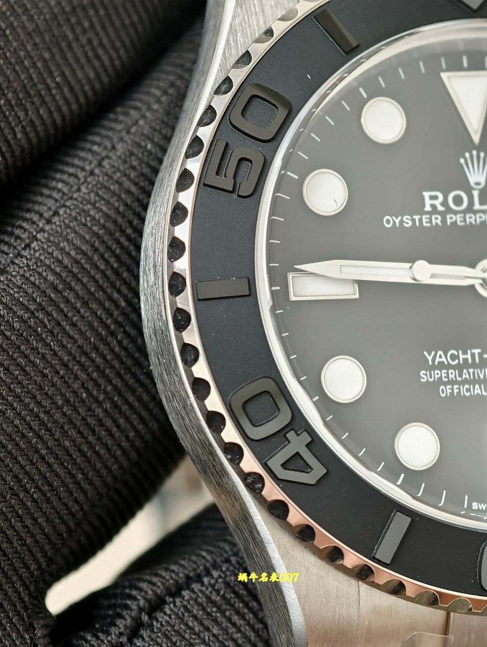  Video review CleanTOP replica Rolex  Pure titanium shell strap whole 109 gram  Yacht-Master m226627-0001 watches  / R1003