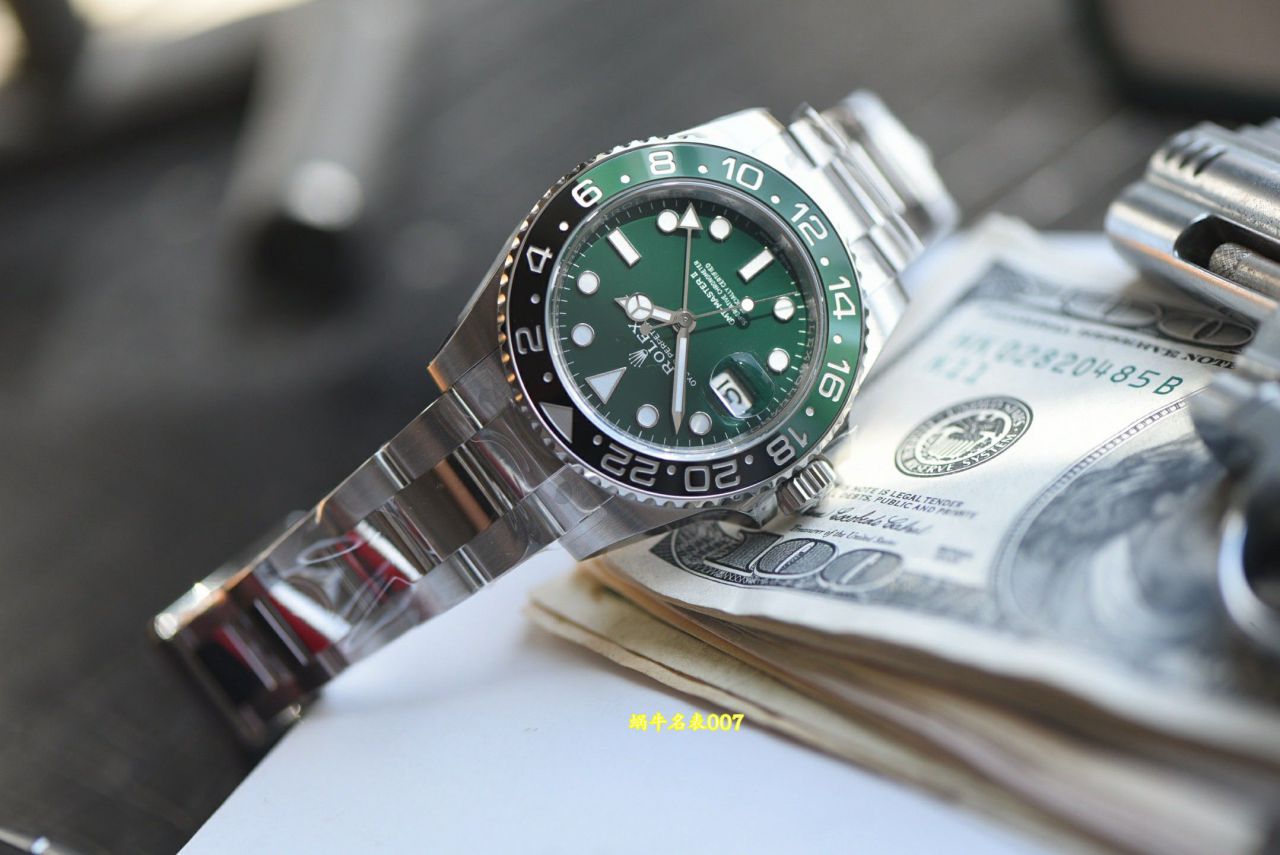  Video review vs Rolex  GMT-Master II Sprite Circle  left handed M126729VTNR-0001 watches  / R1008