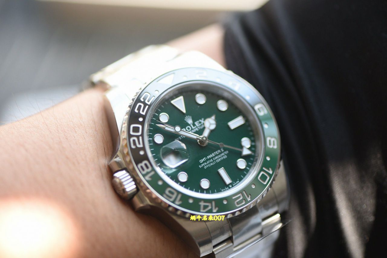  Video review vs Rolex  GMT-Master II Sprite Circle  left handed M126729VTNR-0001 watches  / R1008