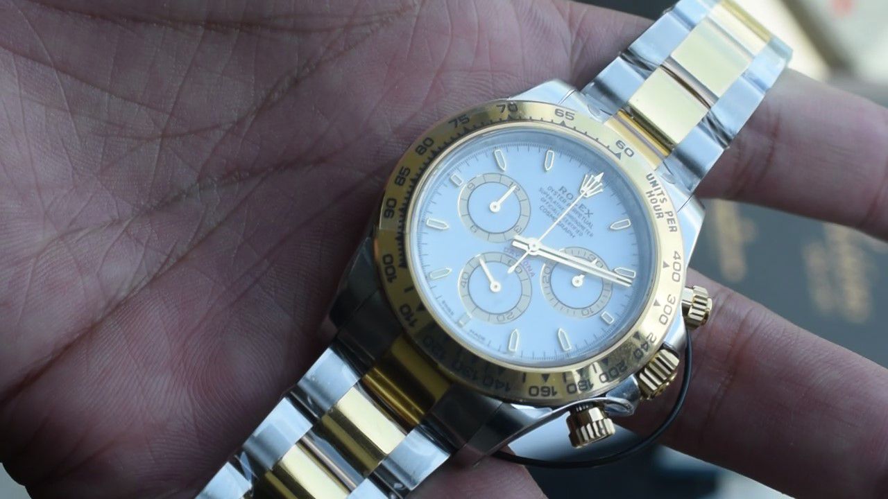  Video review VS Matching weight version 164g Rolex Daytona  replica m126503-0001，m126503-0003 watches  / R1009