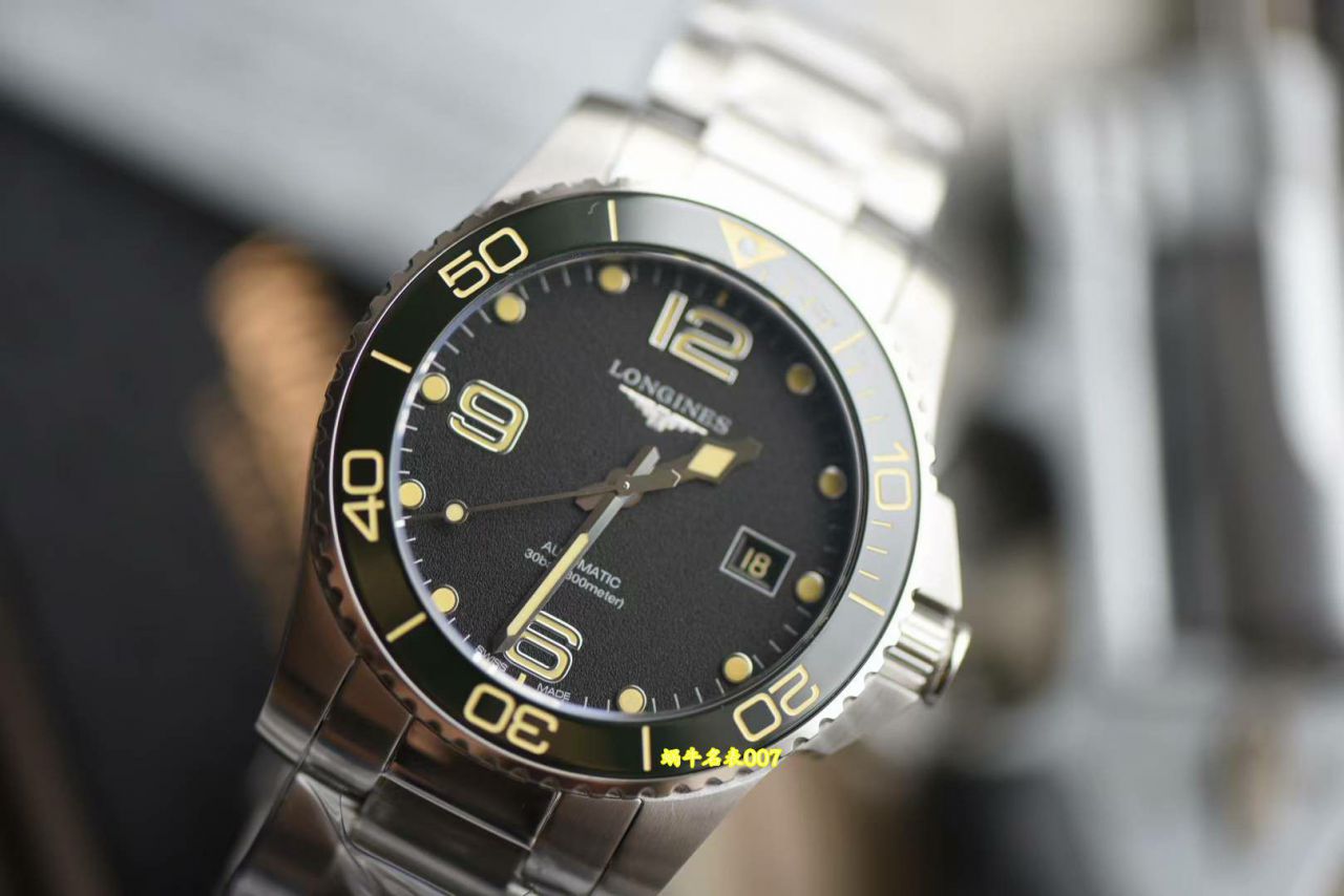  Video review  Longines Concas  replica  watch Submariner  dark green  ceramics  Bezel  / L187