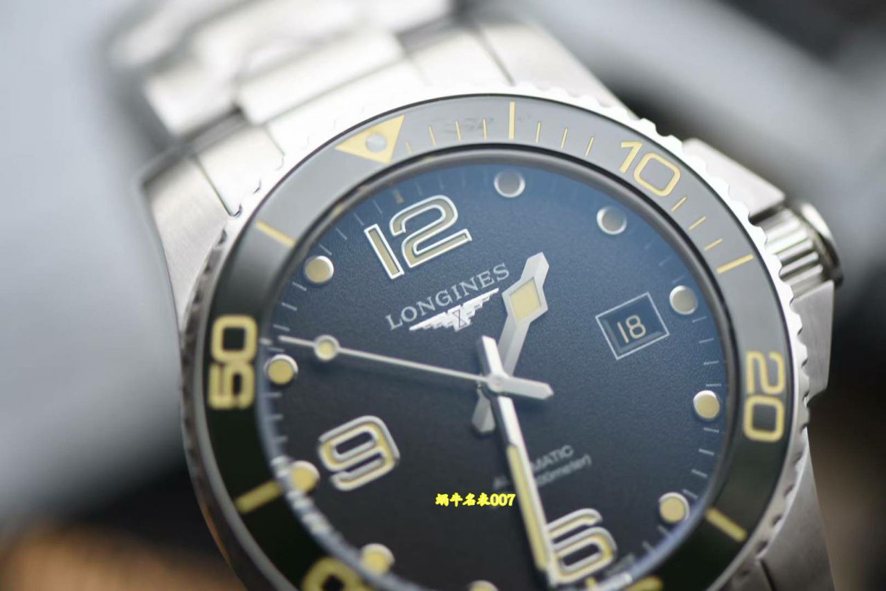  Video review  Longines Concas  replica  watch Submariner  dark green  ceramics  Bezel  / L187