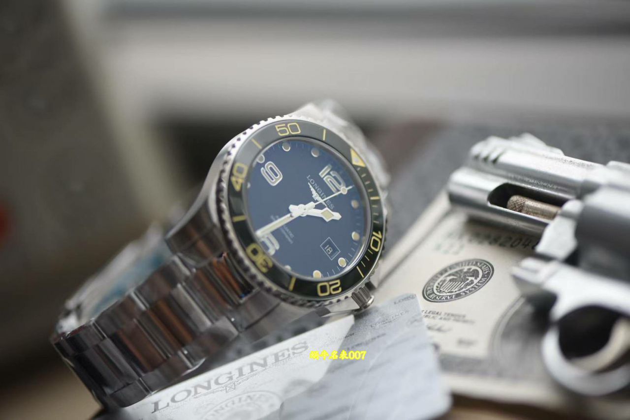  Video review  Longines Concas  replica  watch Submariner  dark green  ceramics  Bezel  / L187