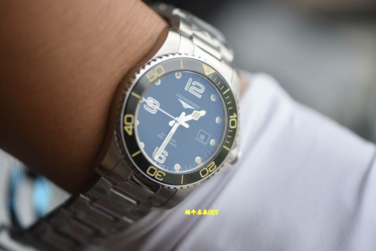  Video review  Longines Concas  replica  watch Submariner  dark green  ceramics  Bezel  / L187