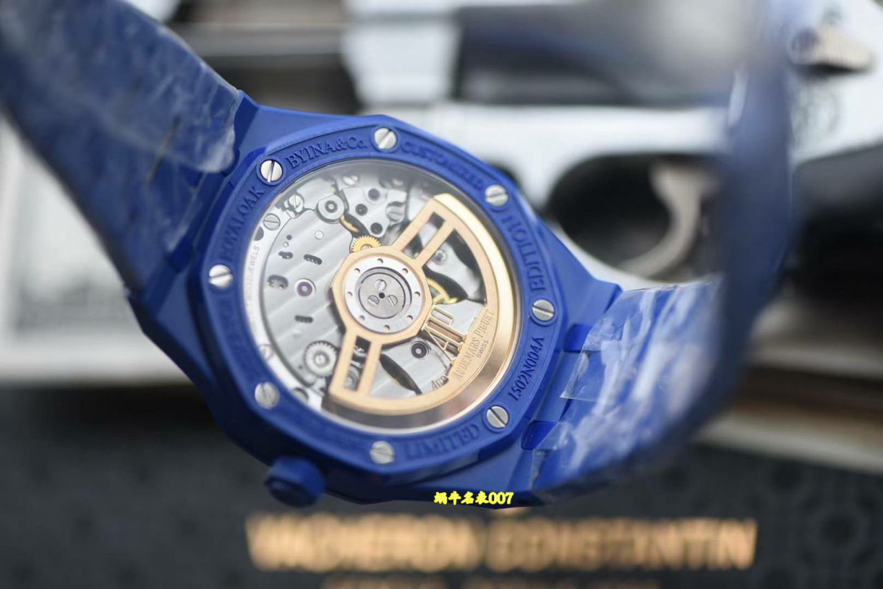 视频APS Audemars Piguetcal.4302 Customized movement 15500 100% ceramic style  watch / AP359