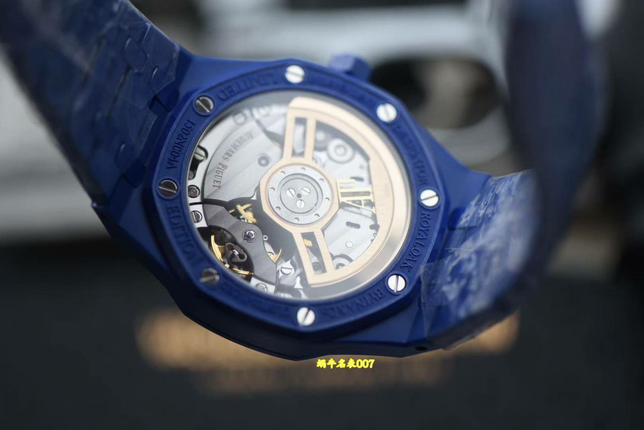 视频APS Audemars Piguetcal.4302 Customized movement 15500 100% ceramic style  watch / AP359