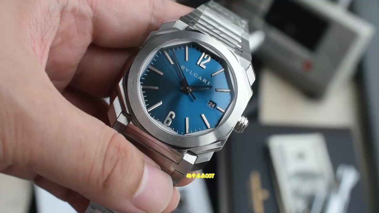  Video review BV Factory Bulgari OCTO series 102856 watches  / BG069