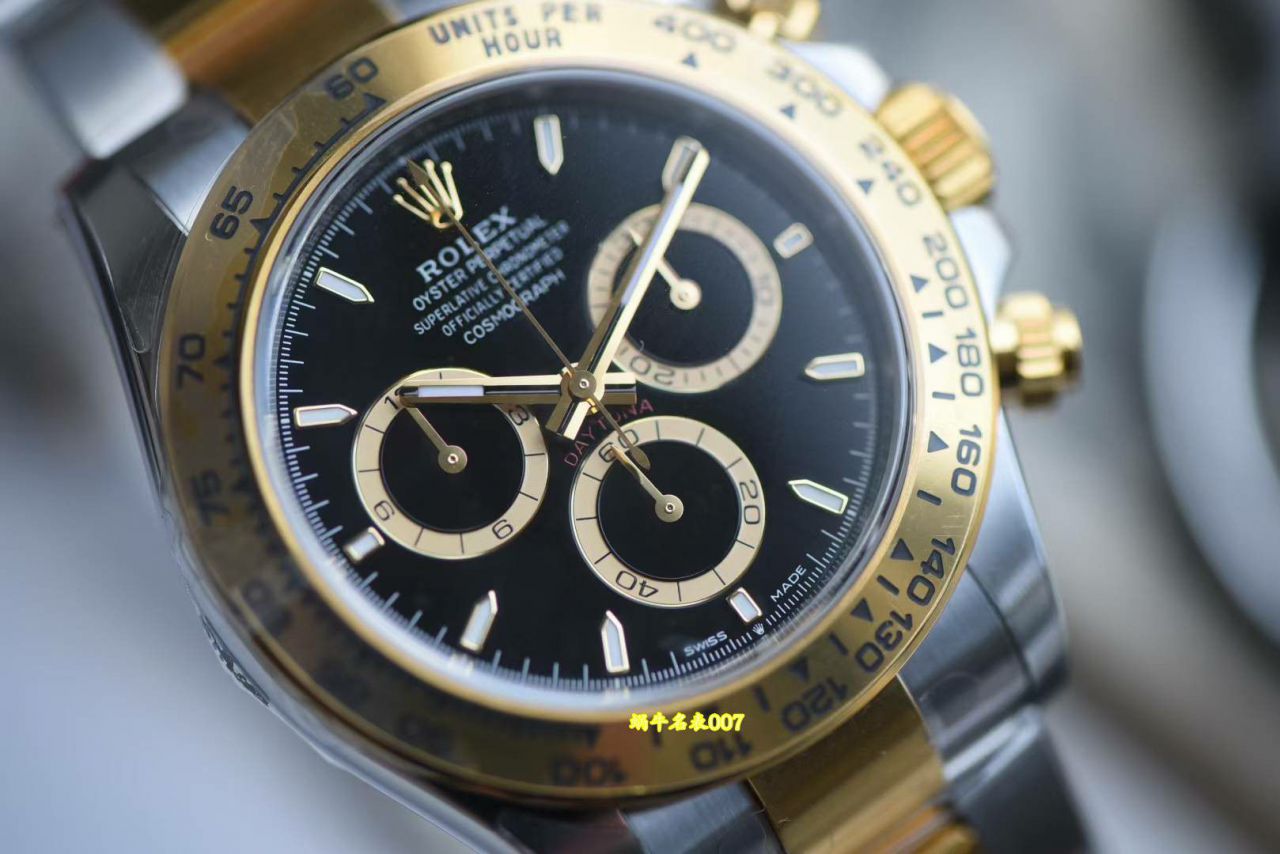  Video review VS Matching weight version 164g Rolex Daytona  replica m126503-0001，m126503-0003 watches  / R1009