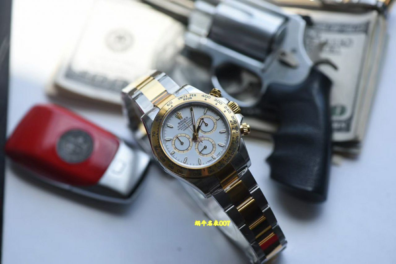 Video review VS Matching weight version 164g Rolex Daytona  replica m126503-0001，m126503-0003 watches  / R1009