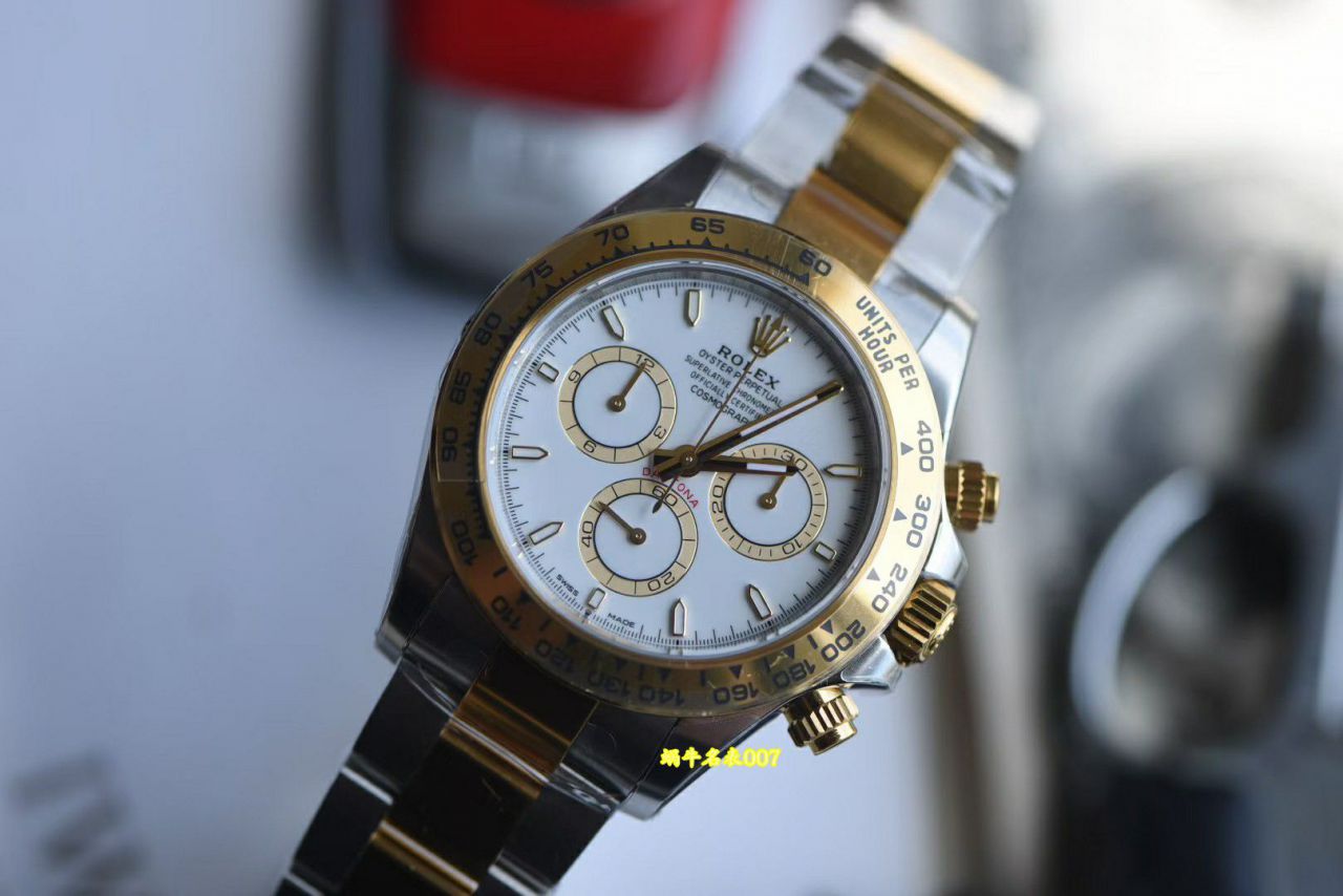  Video review VS Matching weight version 164g Rolex Daytona  replica m126503-0001，m126503-0003 watches  / R1009