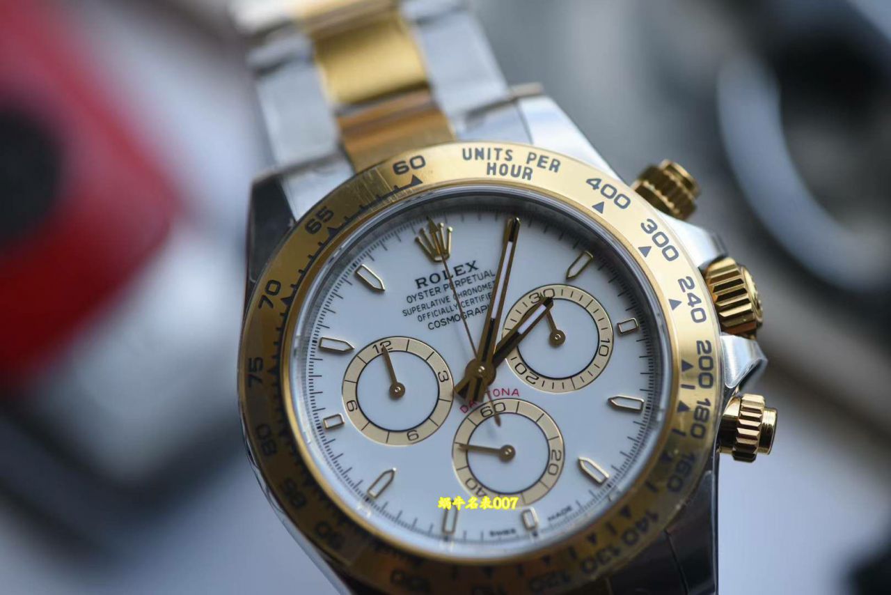  Video review VS Matching weight version 164g Rolex Daytona  replica m126503-0001，m126503-0003 watches  / R1009