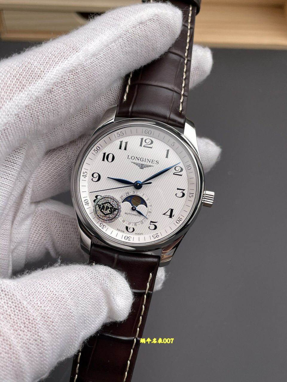 APS Factory  Longines Master Collection  Moon Phase TOP replica  series L2.909.4.78.3 watches  / L188