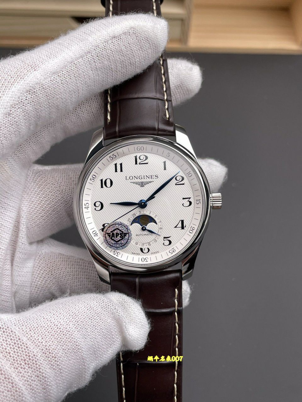 APS Factory  Longines Master Collection  Moon Phase TOP replica  series L2.909.4.78.3 watches  / L188