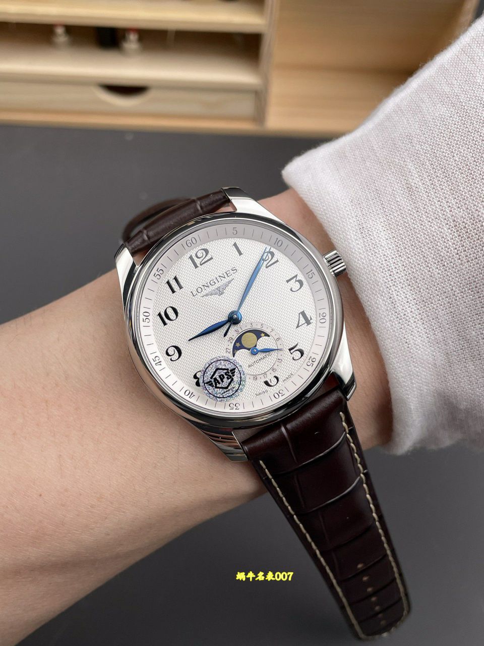 APS Factory  Longines Master Collection  Moon Phase TOP replica  series L2.909.4.78.3 watches  / L188