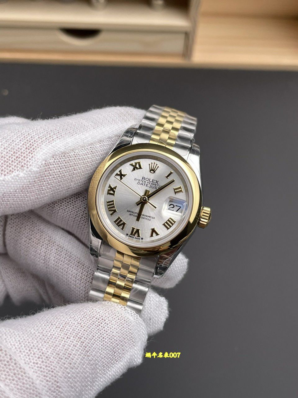 GS Rolex women   Two-Tone Gold   Datejust  series m279163-0024 watches  / R1022