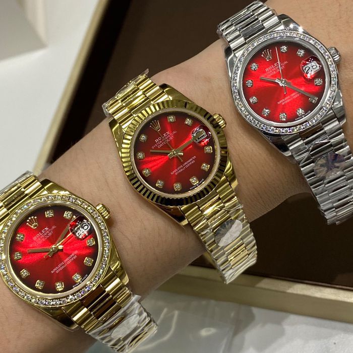 A+31mm Snake Year Limited Edition Gradient Red  Rolex Datejust  Women watch278289RBR-0028，278278-0049，M278288RBR-0041