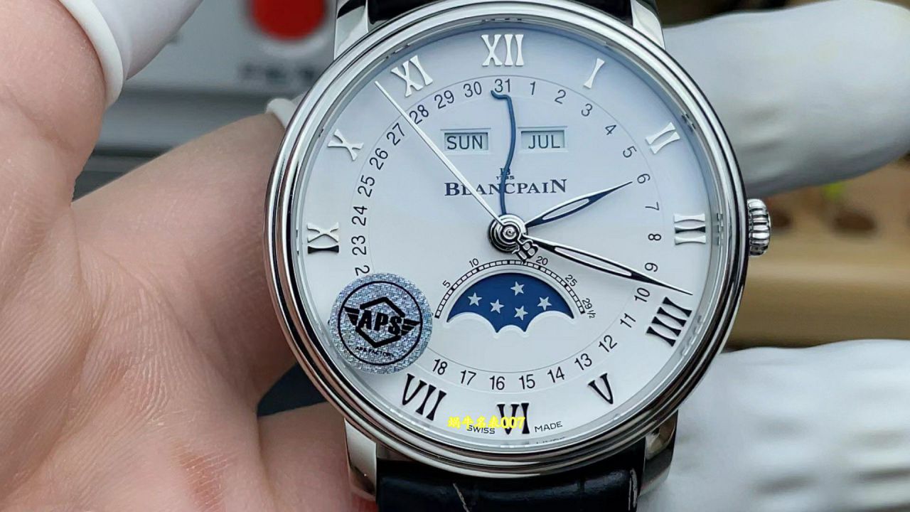 APS Factory  Blancpain classic series   real  Moon Phase 6654-1127-55B watches  / BP082