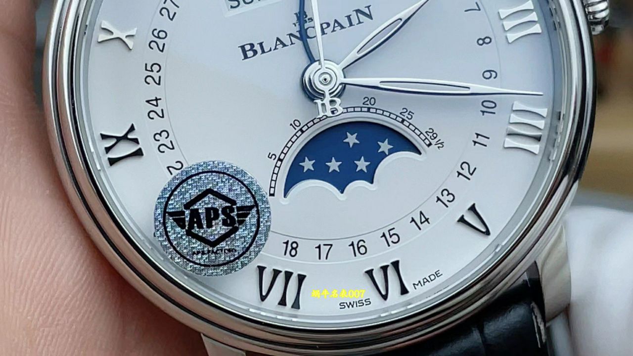 APS Factory  Blancpain classic series  TOP replica  watch6654-3642-55B watches  / BP083