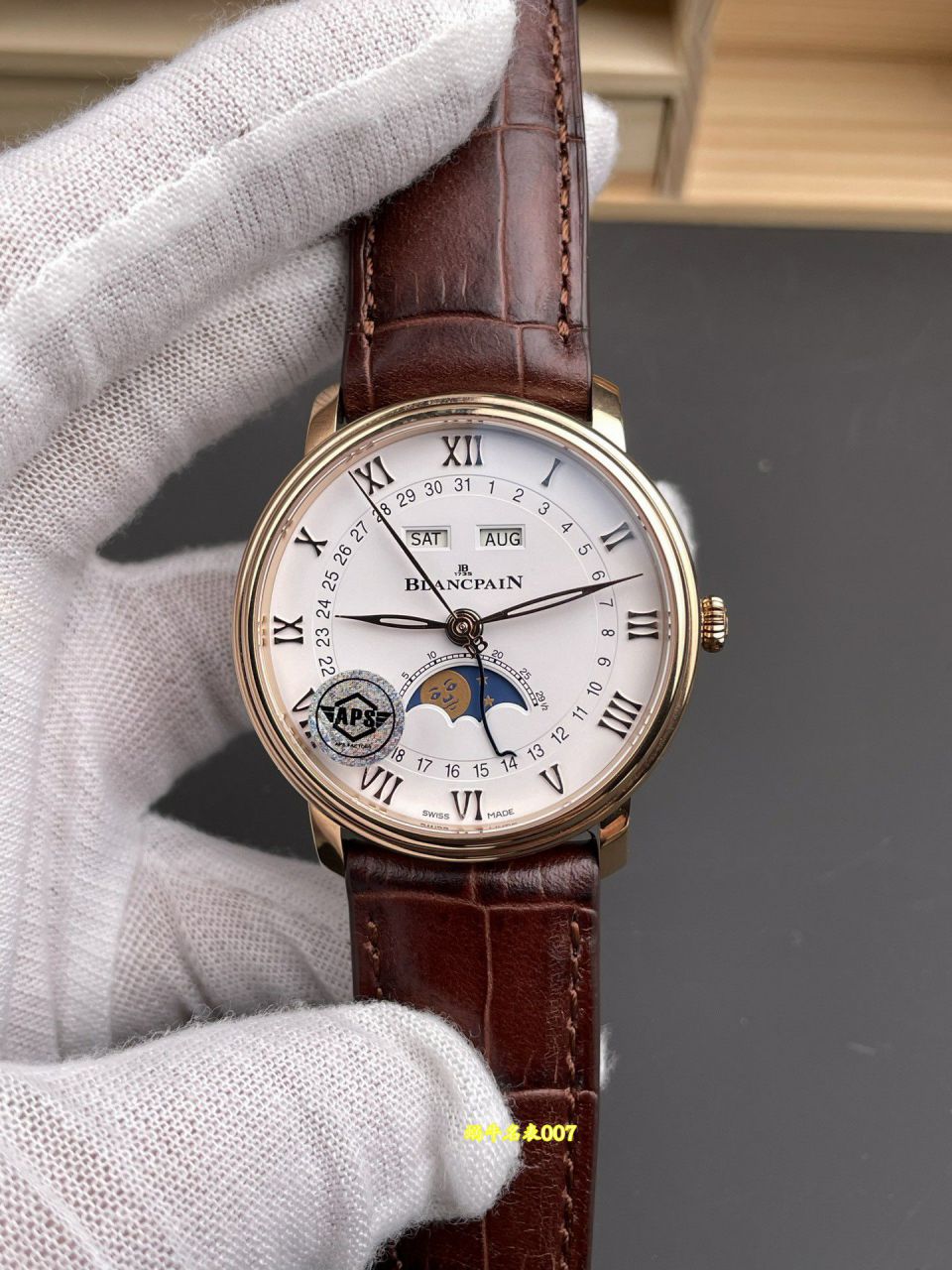 APS Factory  Blancpain classic series  TOP replica  watch6654-3642-55B watches  / BP083