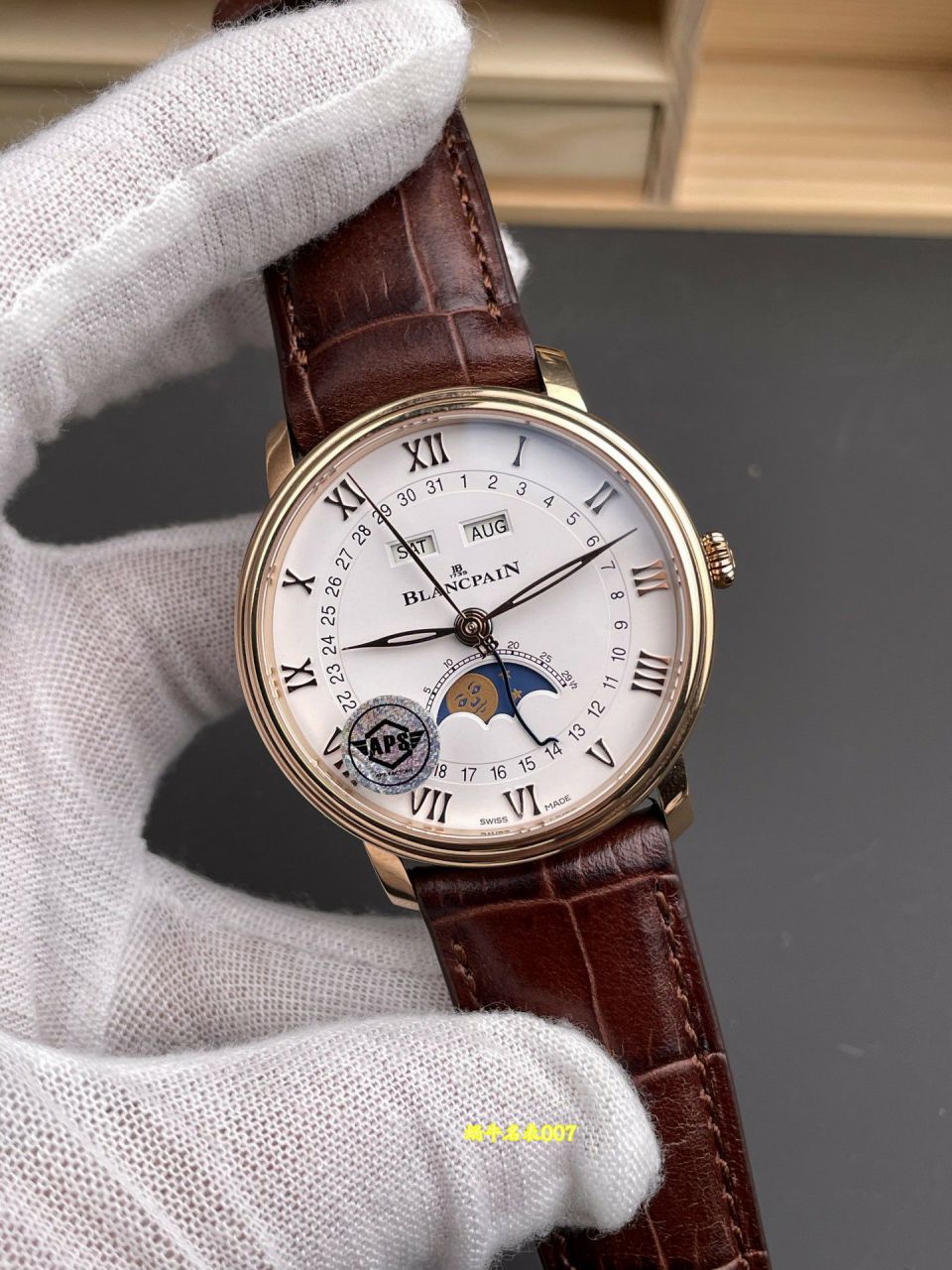 APS Factory  Blancpain classic series  TOP replica  watch6654-3642-55B watches  / BP083