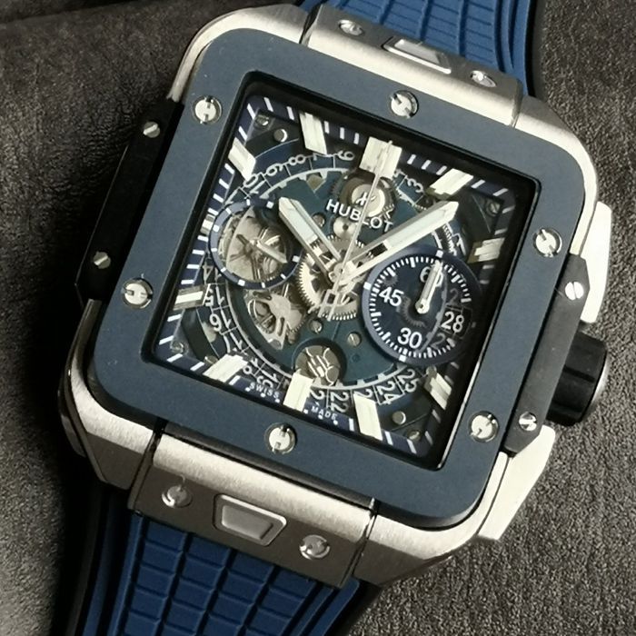 BBF Factory HublotSQUARE BANG UNICO series 821.NL.5170.RX watches 