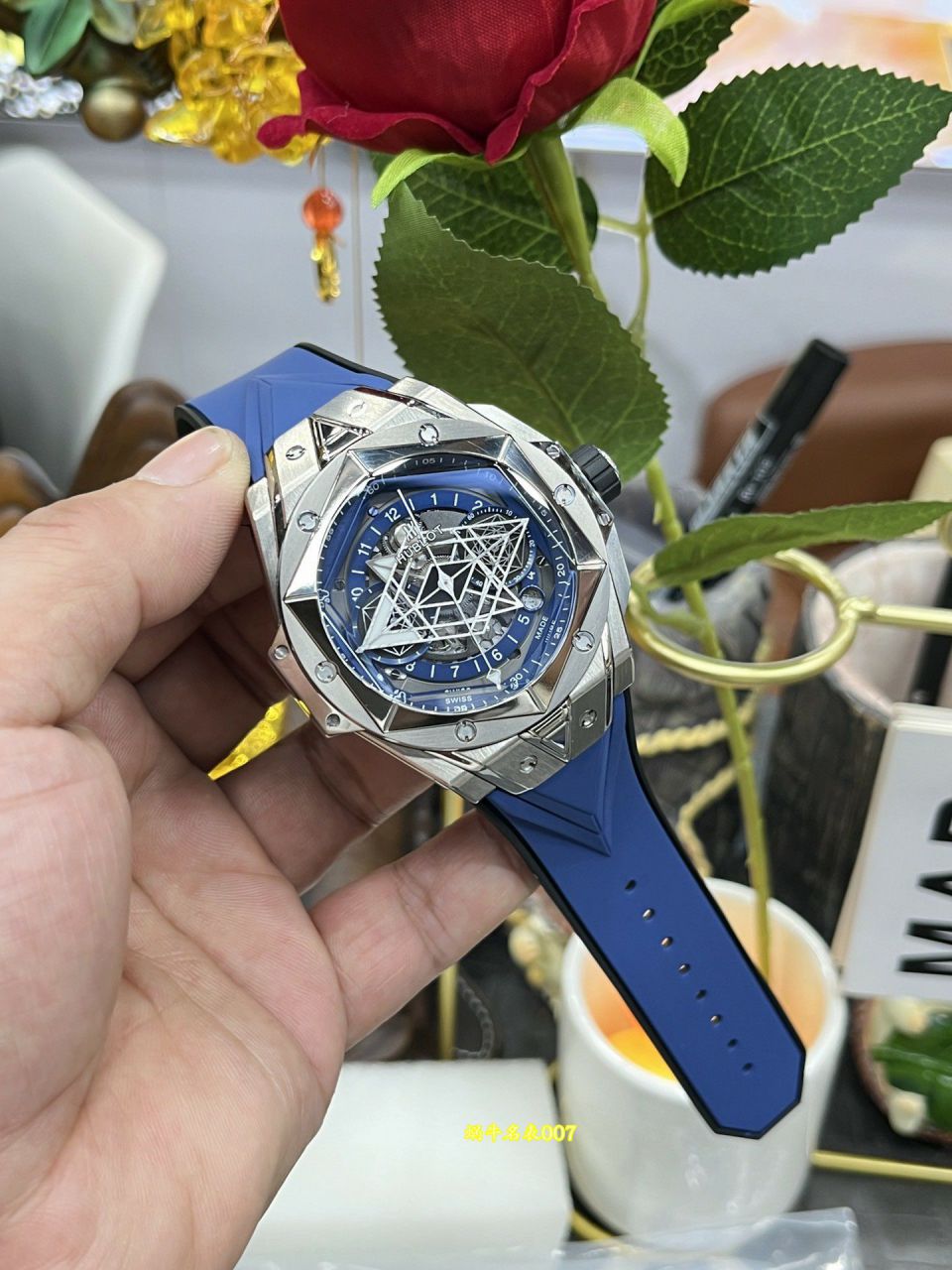 BBF Factory  Hublot Limit  replica  watchBIG BANG Hublot Tattoo II 418.NX.5107.RX.MXM20 watches  / YB160